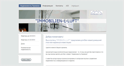 Desktop Screenshot of immobilien-ll.com